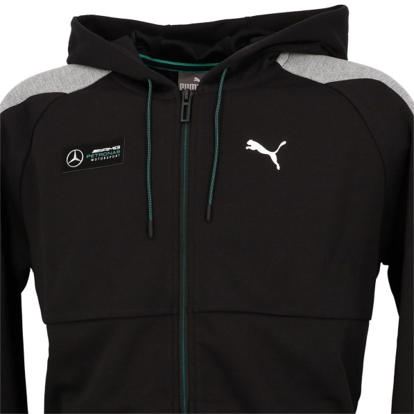 puma black sweat jackets