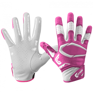 Gant de football américain Cutters S451 REV pro 2.0 Rose