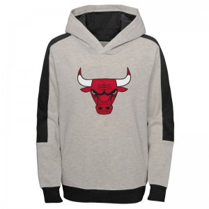 Sweat à capuche NBA Chicago Bulls Outerstuff lived Gris pour Junior