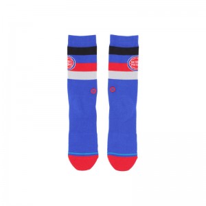 Chaussettes NBA Detroit Pistons Stance St Crew Bleu