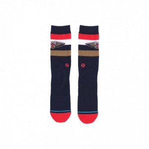 Chaussettes NBA New Orleans Pelicans Stance St Crew Bleu marine