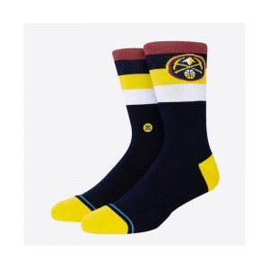 Chaussettes NBA Denver Nuggets Stance St Crew Bleu marine