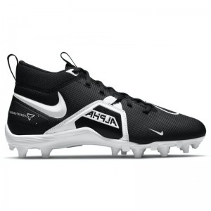 Crampons de Football Americain moulés Nike Alpha Menace Varsity 3 Mid Noir