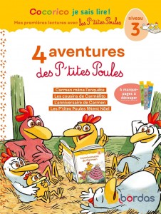 Cocorico Je sais lire! 1ères lectures avec les P'tites Poules-4 aventures des P'tites Poules-Niv3