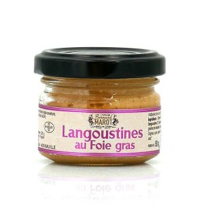 Langoustines au foie gras à tartiner - Verrine 100g