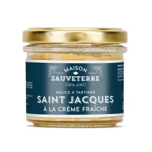 Saint-Jacques et crème fraîche à tartiner - Verrine 100g