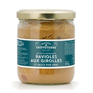 Ravioles aux girolles et sauce foie gras - Bocal 350g