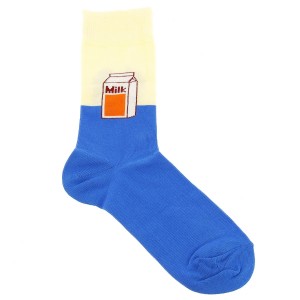 Milk blue sock