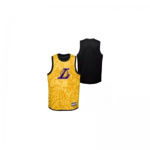 Débardeur NBA Los Angeles Lakers Outerstuff Shake the can shooter Jaune Pour Enfant