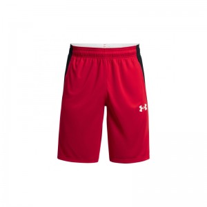 Short Under Armour Baseline Rouge 10" pour homme