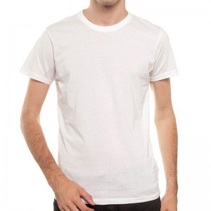 T-Shirt New OutWear M002002 Col Rond Blanc