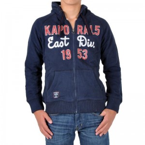 Sweat Kaporal Enfant à Capuche Farda Bleu Navy