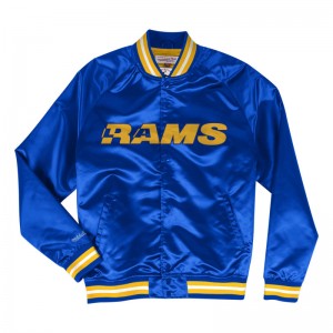 Veste NFL Los Angeles Rams Mitchell & Ness Lightweight satin Bleu