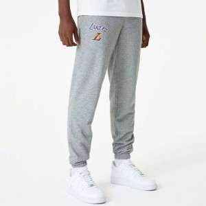 Pantalon NBA Los Angeles Lakers New Era Essentials Gris pour Homme