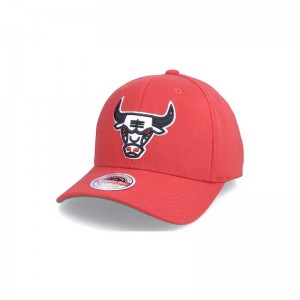 Casquette NBA Chicago Bulls Mitchell & ness Team Ground Stretch Snapback Rouge