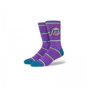 Chaussettes NBA Utah Jazz Stance Classics Violet