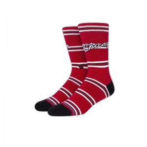 Chaussettes NBA Chicago Bulls Stance Classics Rouge