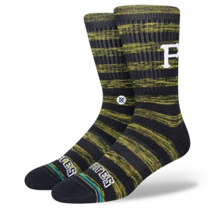 Chaussettes MLB Pittsburgh Pirates Stance Twist Crew Noir