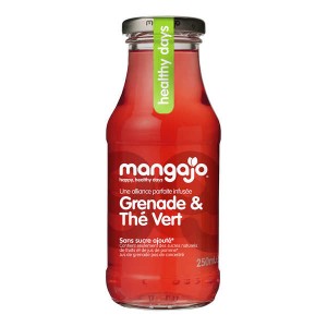 Mangajo grenade et thé vert - double effet détox - Bouteille 25cl