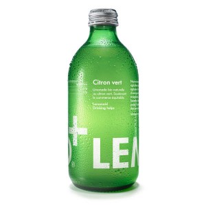 Limonade au citron vert bio et équitable - Lemonaid - Bouteille verre 33cl