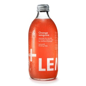 Limonade orange sanguine bio et équitable - Lemonaid - Bouteille verre 33cl