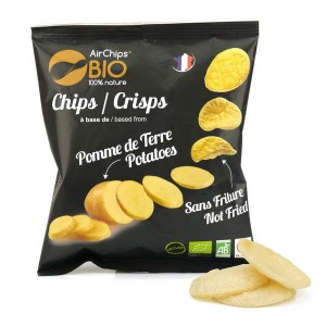 Chips à la pomme de terre sans friture bio et vegan - Sachet 30g