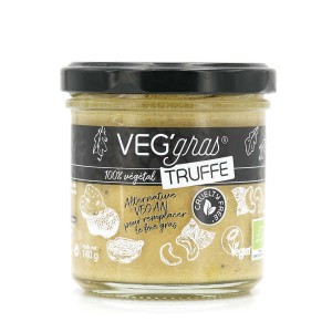 VEG'Gras® bio à la truffe - Spécialité vegan alternative au foie gras - Pot de 140g