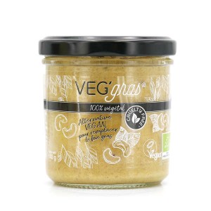 VEG'Gras® bio - Spécialité vegan alternative au foie gras - Pot de 140g