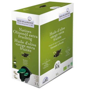 Huile d'olive vierge extra bio Fruitée - En Bag in Box - Bag in Box 3L