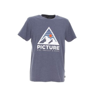 Authentic tee dark blue mel