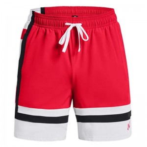 Short de bain Under Armour Baseline Rouge