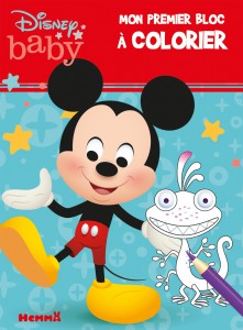 Disney Baby - Mon premier bloc à colorier (Mickey)