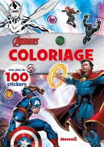 Marvel Avengers Coloriage - avec plus de 100 stickers