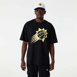 T-shirt NBA Phoenix Suns New Era Infill Logo Oversize Noir