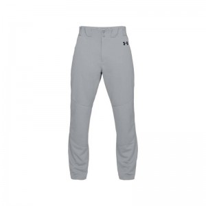 Pantalon de Baseball Under Armour Utility Relaxed Gris pour Homme