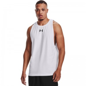 Débardeur Under Armour Baseline Cotton Blanc