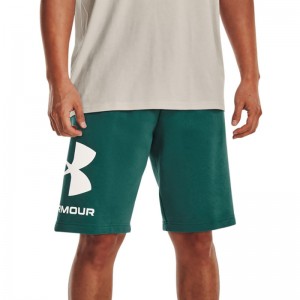 Short en cotton Under Armour Rival Fleece Big logo Vert