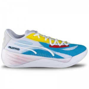 Chaussure de Basketball Puma All-Pro Nitro Blanc