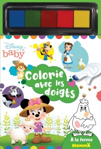 Disney Baby - Colorie avec les doigts - A la ferme