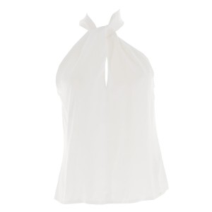 Halterneck sleeveless top