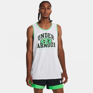 Débardeur Under Armour Baseline Reversible Vert pour homme