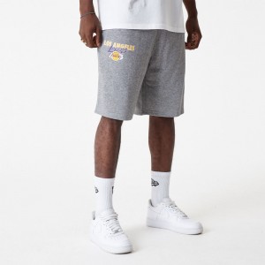 Short NBA Los Angeles Lakers New Era Team Script Gris