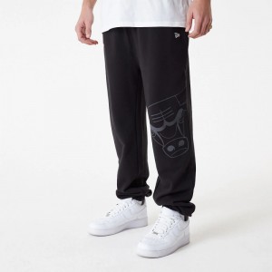 Pantalon NBA Chicago Bulls New Era Logo Jogger Noir