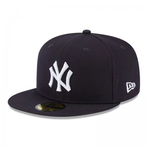 Casquette MLB New York Yankees New Era Team Side Patch 59fifty Bleu marine