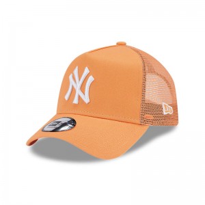 Casquette MLB New York Yankees New Era League Essential Trucker Orange