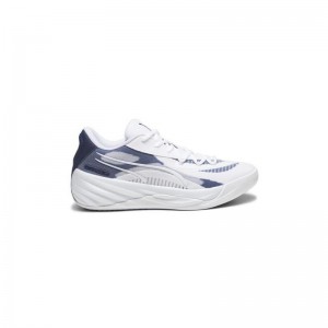 Chaussure de Basketball Puma All-Pro Nitro Blanc Navy