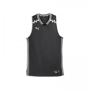 Débardeur Puma Hoops Game Jersey Noir