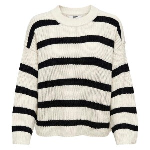 Jdyjusty l/s stripe pullover knt no