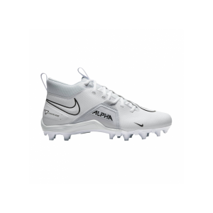 Crampons de Football Americain moulés Nike Alpha Menace Varsity 3 Mid white