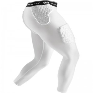 Legging de protection McDavid Hexpad Thudd 5 Pads 3/4 Blanc